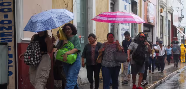 Se espera que las lluvias sean principalmente durante la tarde