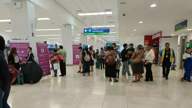 Hay buena movilidad de pasajeros en el aeropuerto de Mérida
