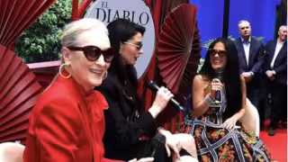Martha Debayle y las protagonistas de El Diablo Viste a la Moda 2