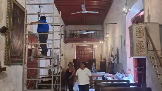 INAH protege retablos y patrimonio de San Francisquito durante restauración