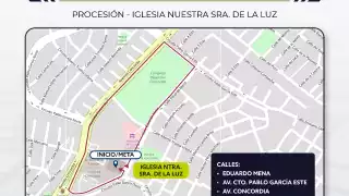 Cierre vial en Campeche por procesión religiosa: alternativa de tránsito