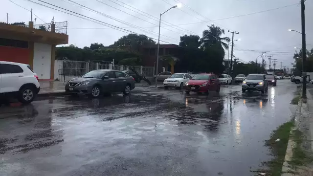 Desde muy temprano, las lluvias iniciaron en la ciudad
