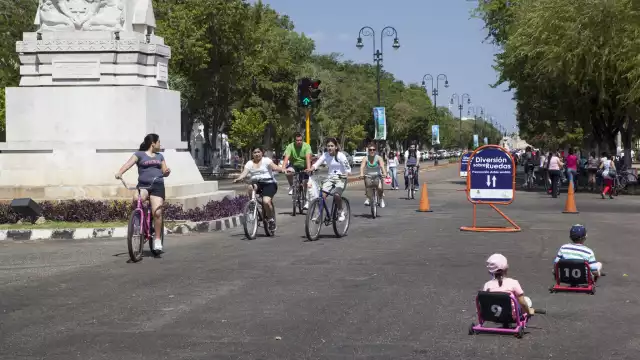 La biciruta se reanudará en Mérida hasta el próximo fin de semana