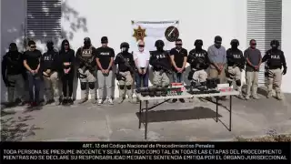 SSP detiene a siete individuos con armamento.