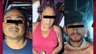 Detienen a dos hombres y una mujer con armas y presunta droga en Sihochac