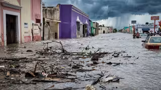 Las lluvias provocaron inundaciones que colapsaron diferentes colonias.