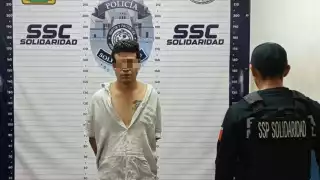 Detienen a un hombre por golpear a  una mujer y un niño en Playa del Carmen