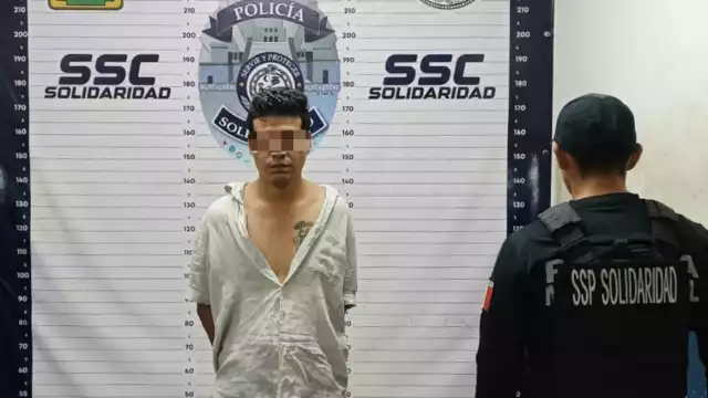 El hombre fue puesto a disposición de la FGE