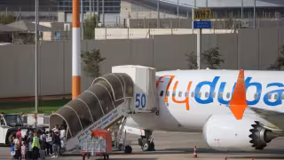 La aeronave, correspondiente al vuelo FZ1073, aterrizó sin problemas en el Aeropuerto Internacional Príncipe Sultán bin Abdelaziz, en la ciudad saudí de Tabuk