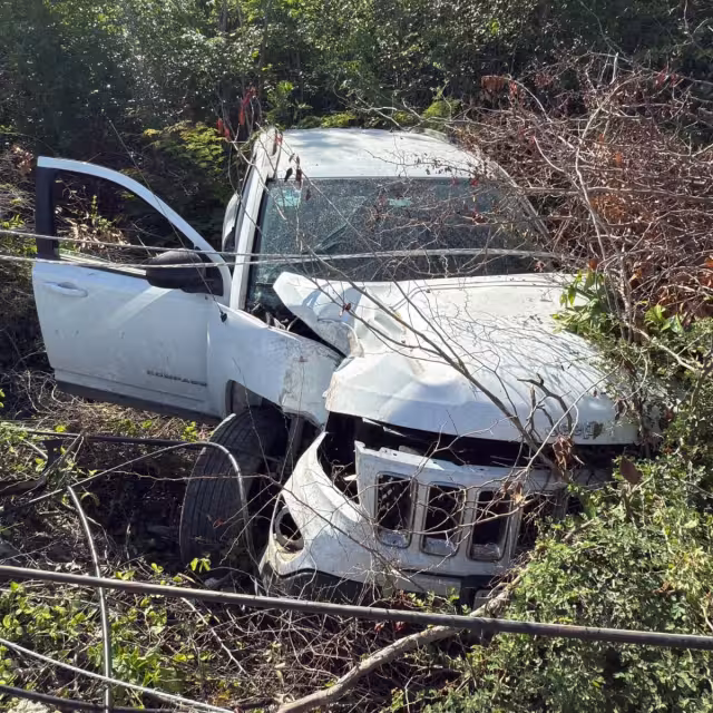 La mujer resultó lesionada, pero no ameritó traslado al hospital