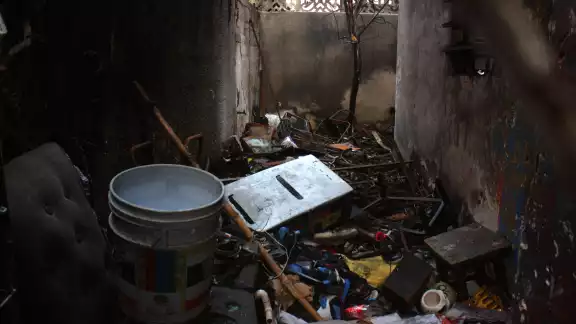 Residente de la Unidad Morelos Fovisste incendió su casa.