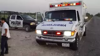 La combi fue remolcada hasta el corralón