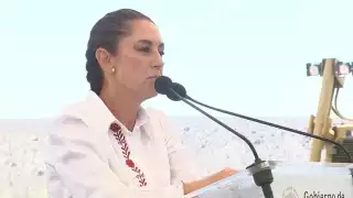 Claudia Sheinbaum encabeza el inicio de obras para la construcción de la carretera Bavispe-Nuevo Casas Grandes en Sonora
