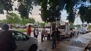 Un hombre de 43 años movilizó a los cuerpos de emergencia en el malecón de Champotón.