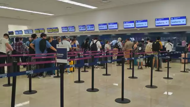 Se registra buena movilidad de pasajeros en el Aeropuerto de Mérida