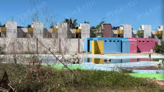 Vecinos denuncian abandono de un parque acuático en la colonia Los Manguitos, en Champotón.
