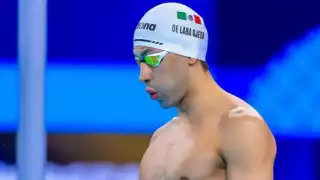El mexicano tras su prueba en Semifinales de 200 m