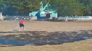 Queman pirotecnia y dañan campo deportivo en San Martín; vecinos exigen sanciones