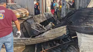 El hombre dormía en el lugar