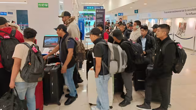 El vuelo de Aeroméxico procedía de Tampa, Florida