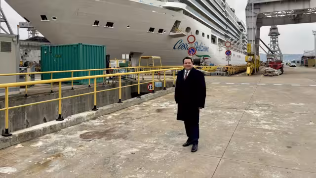 Joaquín Díaz Mena se encuentra en un viaje en busca de inversiones en Italia