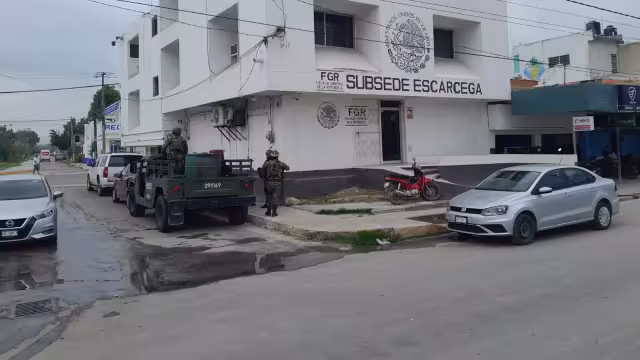 El sospechoso intentó escapar ante la presencia del Ejército Mexicano, pero fue alcanzado