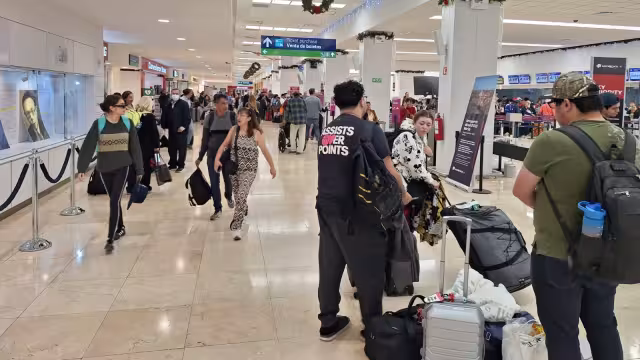 Una mujer que viajaba a La Habana puso a prueba la seguridad del aeropuerto de Mérida