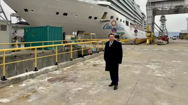 Joaquín Díaz Mena se encuentra en un viaje en busca de inversiones en Italia