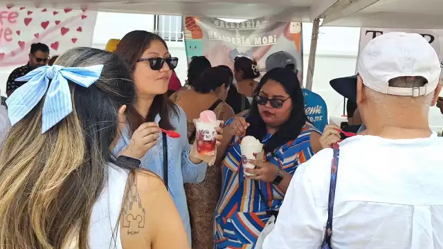 El evento se combinó con las temperaturas calurosas en Mérida