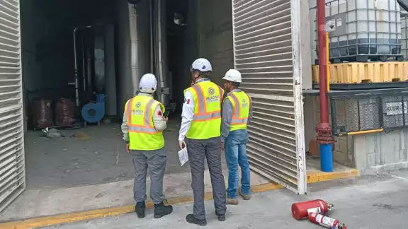 Procivy supervisó las medidas de seguridad en la planta Procivy supervisó las medidas de seguridad en la planta