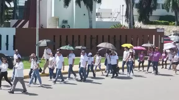 Trabajadores del Poder judicial marchan en contra de la Reforma Judicial Trabajadores del Poder judicial marchan en contra de la Reforma Judicial