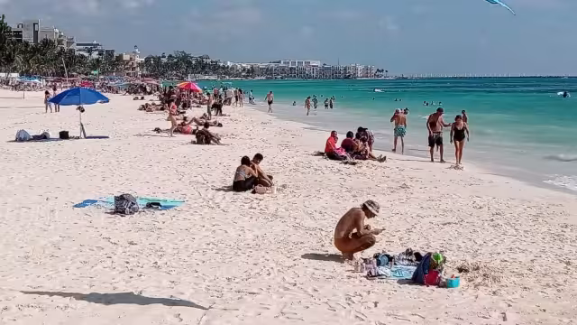 Las playas reportaron el aumento de visitantes durante el puente
