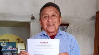 Petronilo Ucán Chí se registra para la coordinación de Morena en Felipe Carrillo Puerto