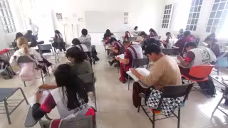 En las escuelas del centro de la ciudad se pueden ver más alumnos extranjeros.