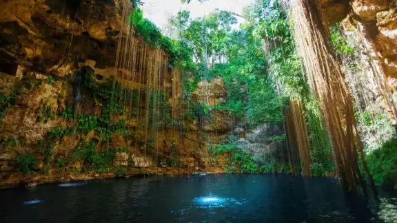 Los cenotes son parte importante de la Península de Yucatán Los cenotes son parte importante de la Península de Yucatán