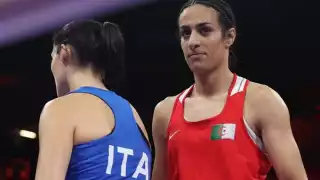Así fue la golpiza que la boxeadora Imane Khelif le dio a la mexicana Tamara Cruz Sandoval