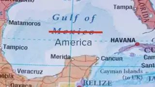 Cambian oficialmente en Estados Unidos el nombre del Golfo de México