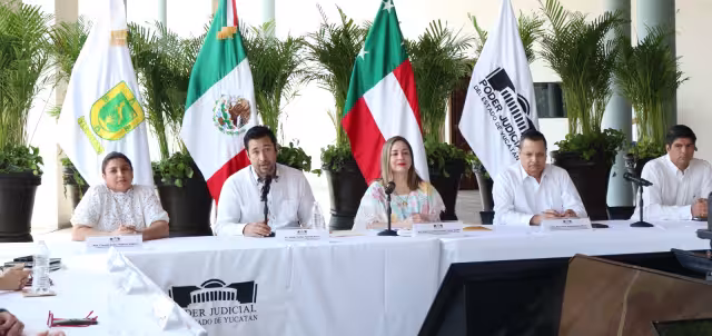 El Tribunal Superior de Justicia de Yucatán encabezó la sesión