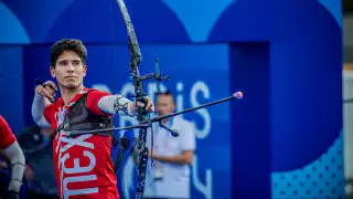 La delegación de tiro con arco en entrenamiento