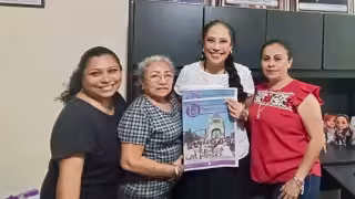 Alma Sánchez visita sede de Morena y llama a fortalecer trabajo territorial en Carmen