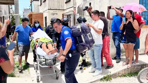 Los hombres armados lograron escapar Los hombres armados lograron escapar