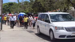 Así se vivió la recreación del cortejo fúnebre de Pedro Infante en Mérida a 69 años de su muerte