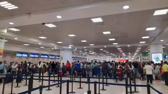 Las tres terminales registraron horas pico en el Aeropuerto de Cancún Las tres terminales registraron horas pico en el Aeropuerto de Cancún
