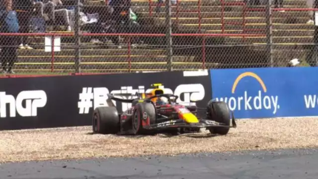 En la última práctica libre del GP de Gran Bretaña, Checo Pérez terminó noveno