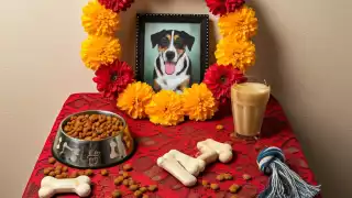 Esto es lo que debes colocar en el altar de Día de Muertos para tu mascota