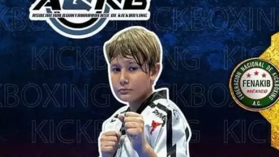 Gustavo Martínez, atleta cancunense, pasa a la sección nacional de kickboxing en Querétaro