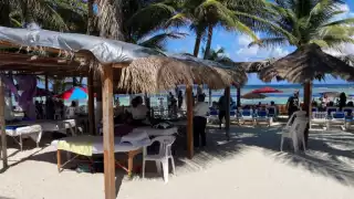 Turistas se agarran a golpes en Mahahual: VIDEO 