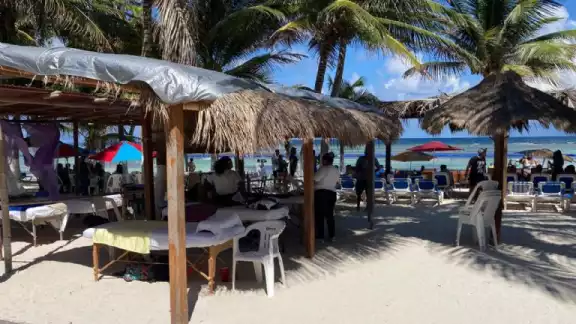 Los turistas presuntamente llegaron en un crucero