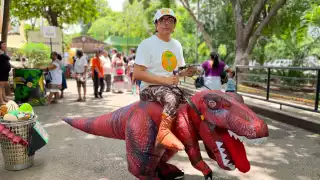 John Wiro trae de regreso a los dinosaurios y los puedes conocer en el Zoológico Centenario de Mérida 