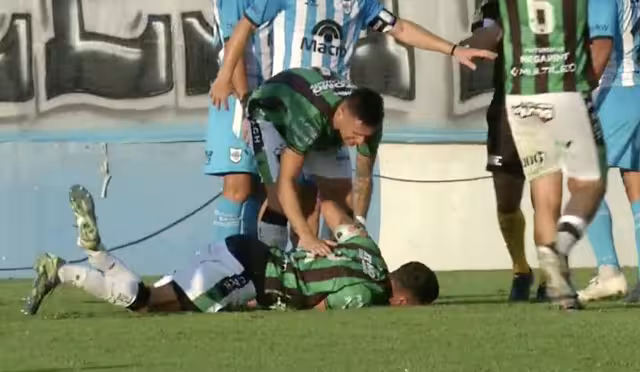 El momento exacto de la grave lesión